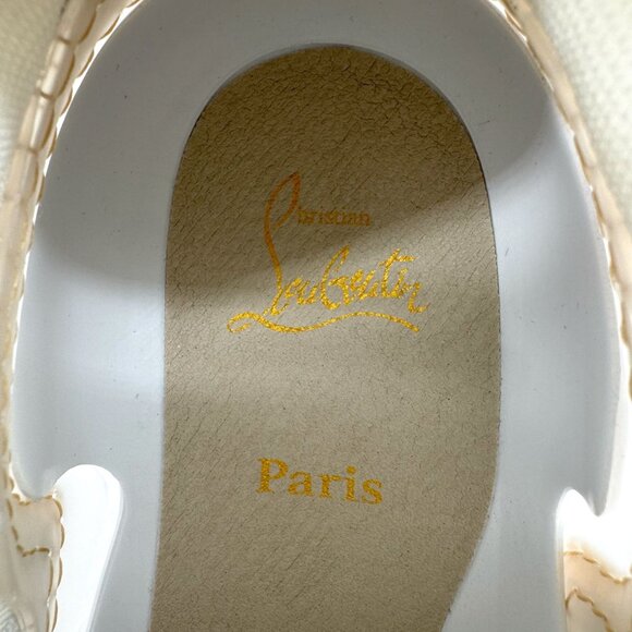 Christian Louboutin Arpoador Blue Drawstring Sneaker Size 39.5 US 9.5 Women's 07 - Picture 13 of 15